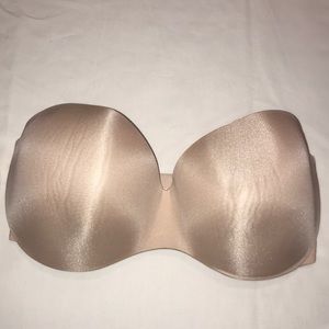 Chantelle tan strapless bra